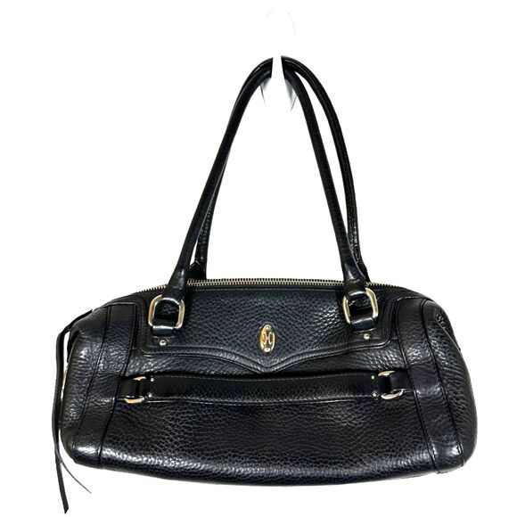 Cole Haan Black Leather Shoulder Bag - Picture 1 of 7